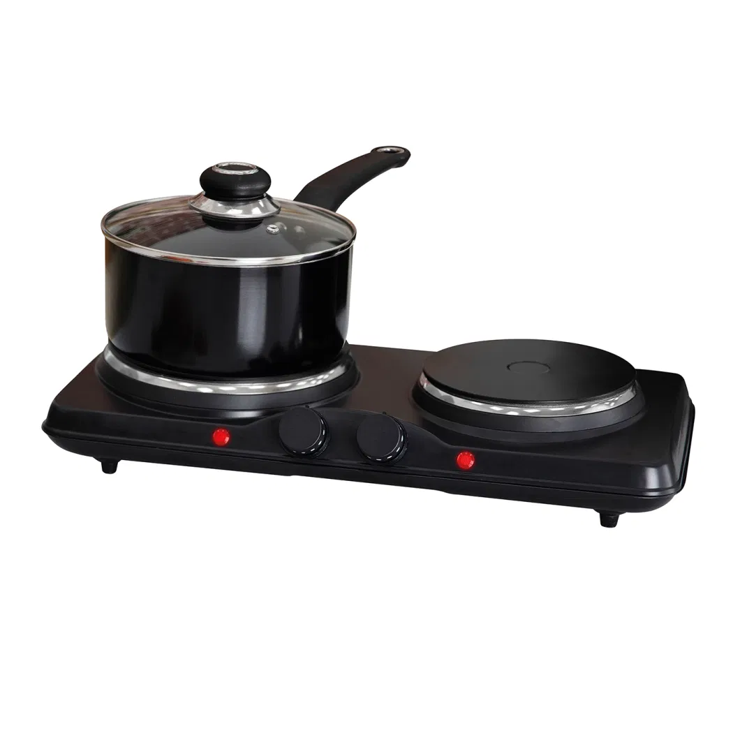 2500W High Quality Electric Hot Plate Double Burner Stainless Steel Hotplate