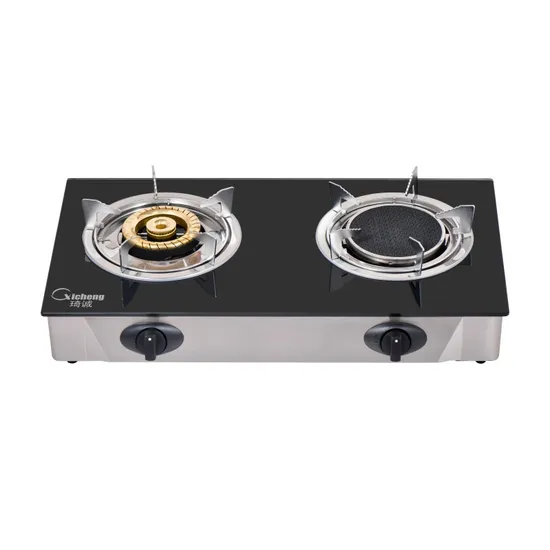 2口人気のステンレス製卓上ガスコンロ