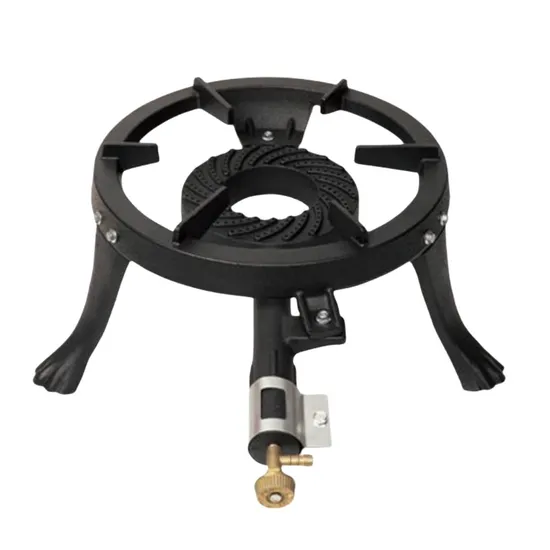 電子点火高圧シングルバーナー鋳鉄ガスストーブ
